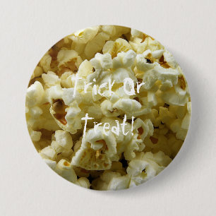 popcorn Halloween 7.5 Cm Round Badge