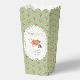 Popcorn Harvest Apple Of Our Eye Baby Shower Favour Box