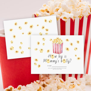 Popcorn How big is mummy's belly game Enclosure Card