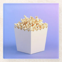 Popcorn in a White Tub