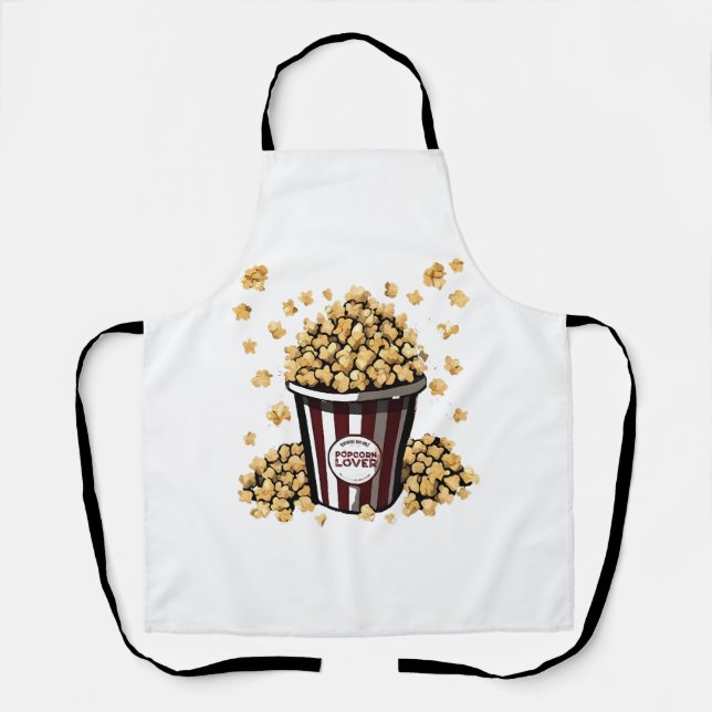 Popcorn Lover Apron (Front)