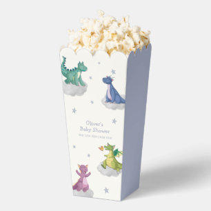 Popcorn Magical Little Stars Dragon Baby Shower Favour Box