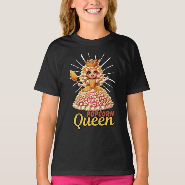 Popcorn Party | Tank Top | Popcorn queen Shirt (Front)