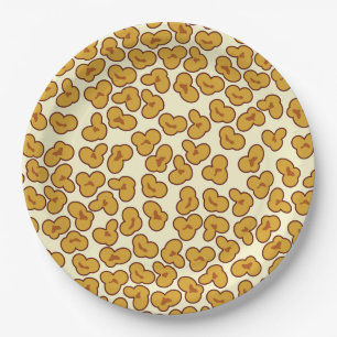 popcorn pattern  paper plate