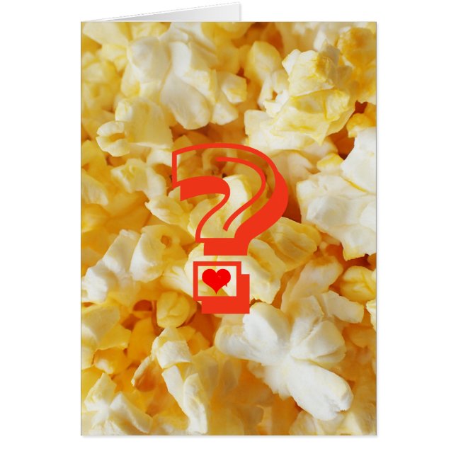Popcorn proposal cute popping the question funny (Front)
