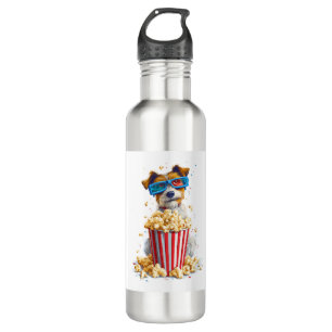 Popcorn Pup – Movie Night Dog 710 Ml Water Bottle