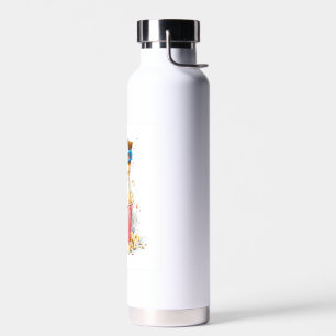 Popcorn Pup � Movie Night Dog Water Bottle