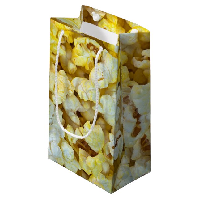 Popcorn Snack Small Gift Bag (Front Angled)
