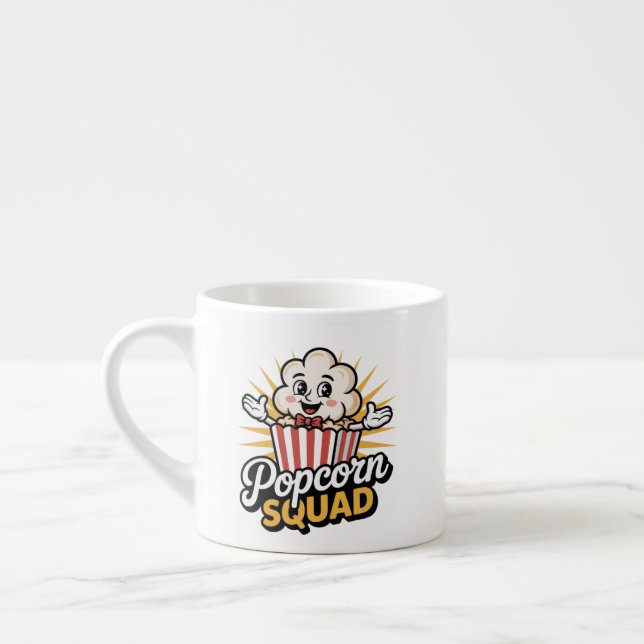  Popcorn Squad Espresso Cup (Left)