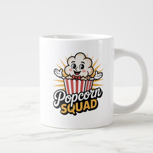  Popcorn Squad Large Coffee Mug (Right)
