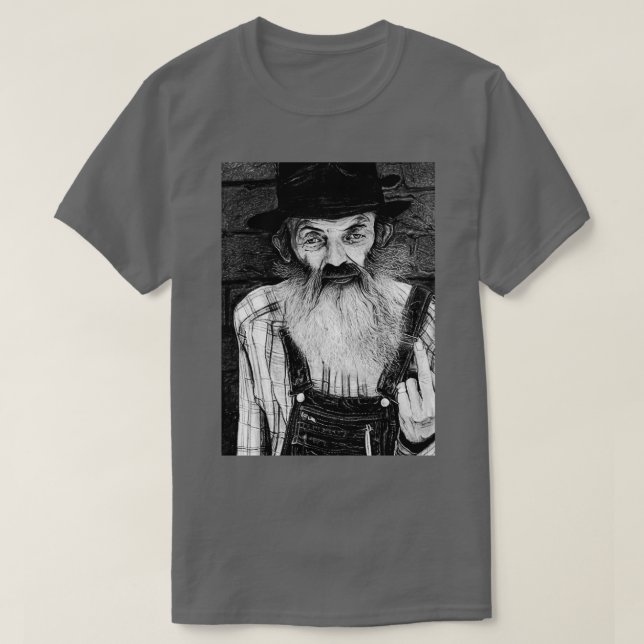 Popcorn Sutton T-Shirt (Design Front)