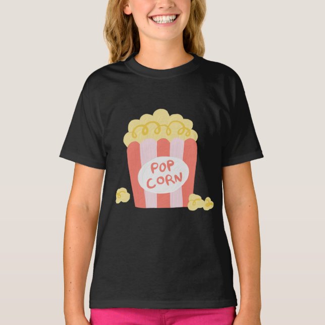 Popcorn  T-Shirt (Front)