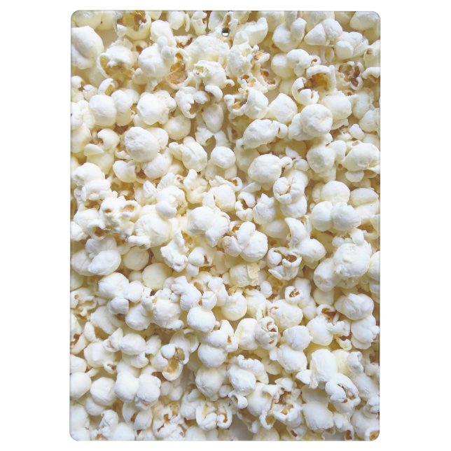 Popcorn Texture Photography Bright Decor Clipboard (Back)