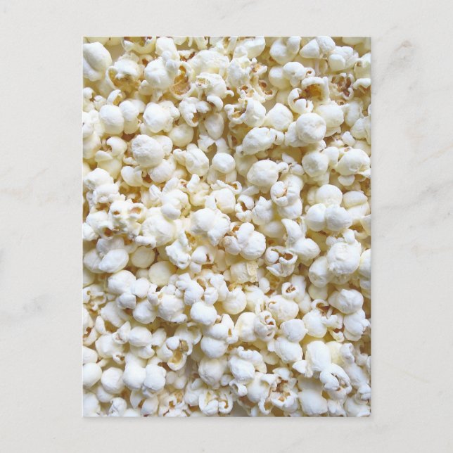 Popcorn Texture Photography Bright Decor Postcard (Front)