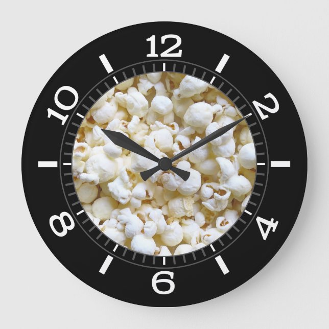 Popcorn Texture Photography Dial on a Large Clock (Front)