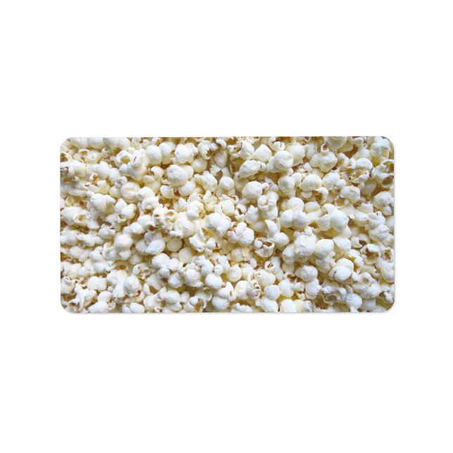 Popcorn Texture Photography Label (Front)