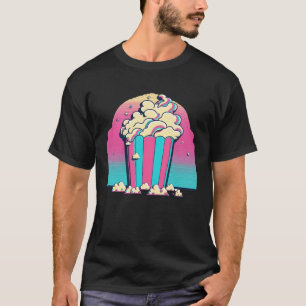 Popcorn Vaporwave Retrowave Aesthetic T-Shirt