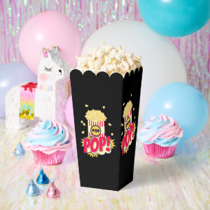 Popcorn Vintage Retro Funny Favour Box