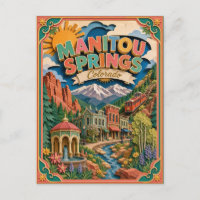PopCut States Manitou Springs Colorado Paper Art