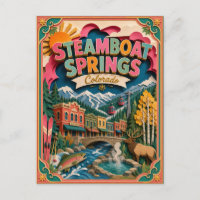 PopCut States Steamboat Springs Colorado Paper Art