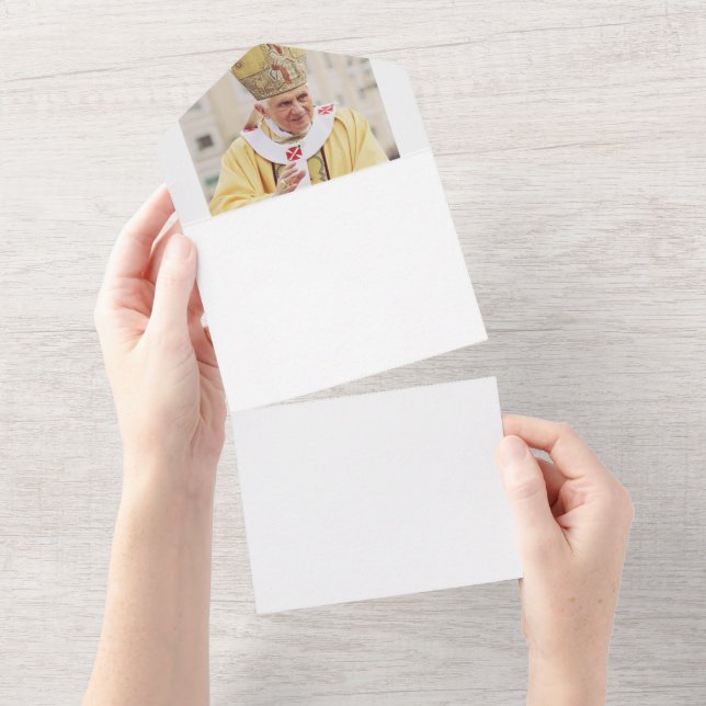Pope Benedict XVI All In One Invitation (Tearaway)