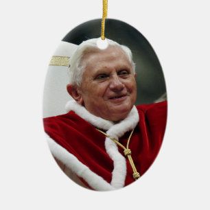 Pope Benedict XVI Ceramic Tree Decoration