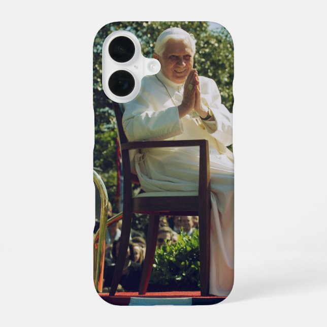 Pope Benedict XVI Guardian of Tradition iPhone 16 Case (Back)