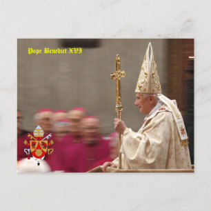 Pope Benedict XVI Postcard