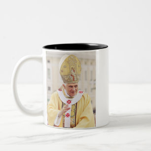 Pope Benedict XVI Two-Tone Coffee Mug