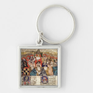 Pope Boniface VIII presiding over a Key Ring