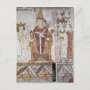 Pope Clement IV Investing Charles of Anjou Postcard