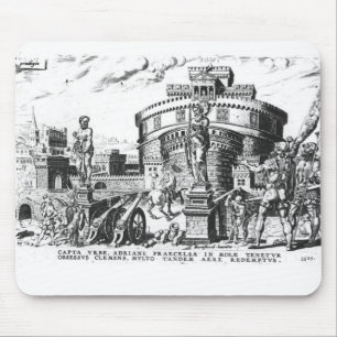 Pope Clement VII  is Held Besieged by Charles V Mouse Pad