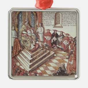Pope Clement VII Metal Tree Decoration