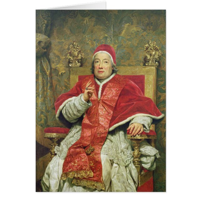 Pope Clement XIII (1693-1769) (oil on canvas) (Front)