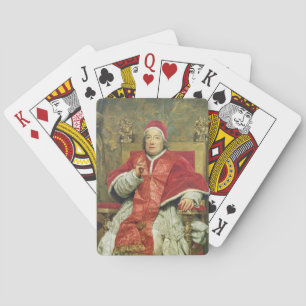 Pope Clement XIII (1693-1769) (oil on canvas) Playing Cards