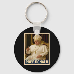 Pope Donald Pope Trump Pope Donald Trump Political Key Ring