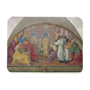 Pope Eugene IV Consecrating the convent of San Mar Magnet