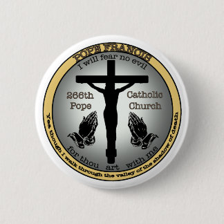 Pope Francis 6 Cm Round Badge