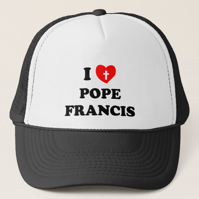 Pope Francis Trucker Hat (Front)