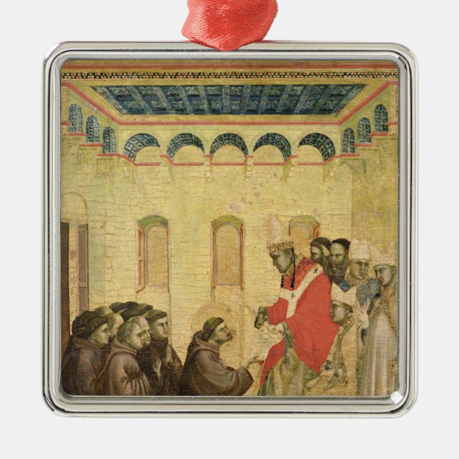 Pope Innocent III Metal Tree Decoration (Front)