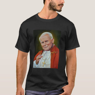 Pope John II, St. John Paul II Portrait, Religious T-Shirt