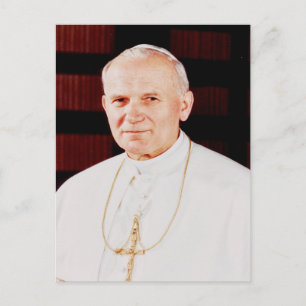 Pope John Paul II Head of the Catholic Church Postcard