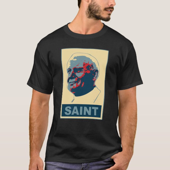 Pope John Paul II Pop Art SAINT Tshirt (Front)