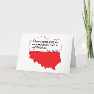 Pope John Paul II Quote Card