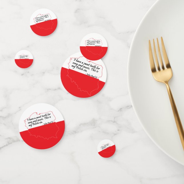 Pope John Paul II Quote Confetti (Group)
