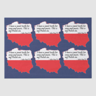 Pope John Paul II Quote Tissue Paper