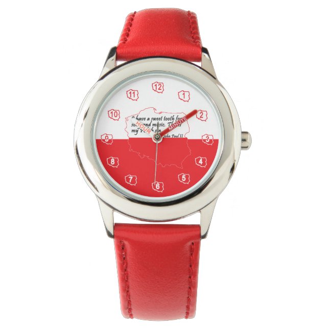 Pope John Paul II Quote Watch (Front)