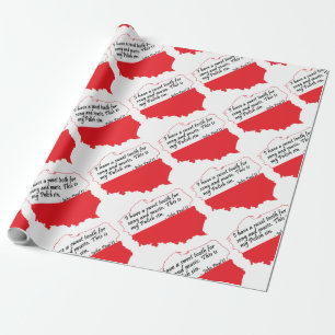 Pope John Paul II Quote Wrapping Paper