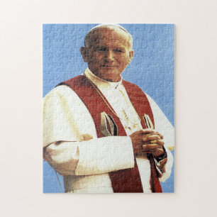 Pope John Paul II Self Portrait Jigsaw Puzzle