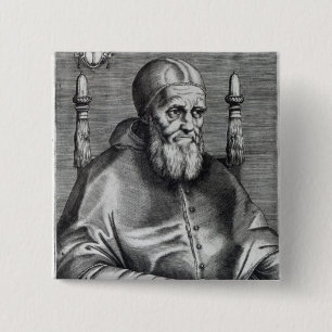Pope Julius II 15 Cm Square Badge